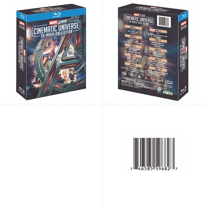 Marvel Studios Cinematic Universe 30 Movie Blu-ray For Sale - DVDs
